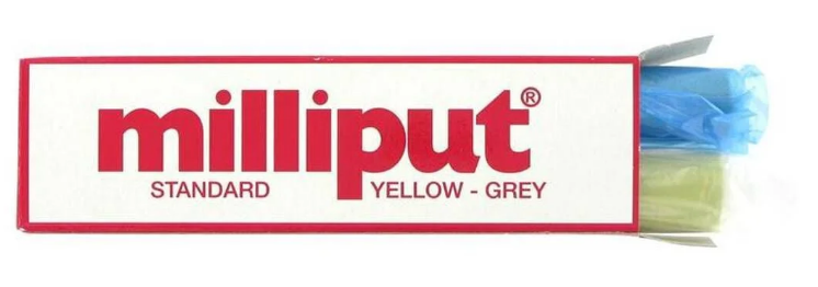 Milliput Standard Yellow Grey Epoxy Putty 125g