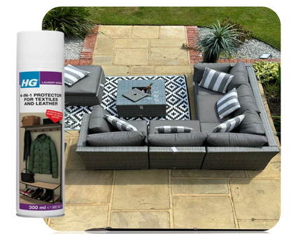 Hg 4-In-1 Protector For Textiles |  Waterproof Guard | 300ml Spray