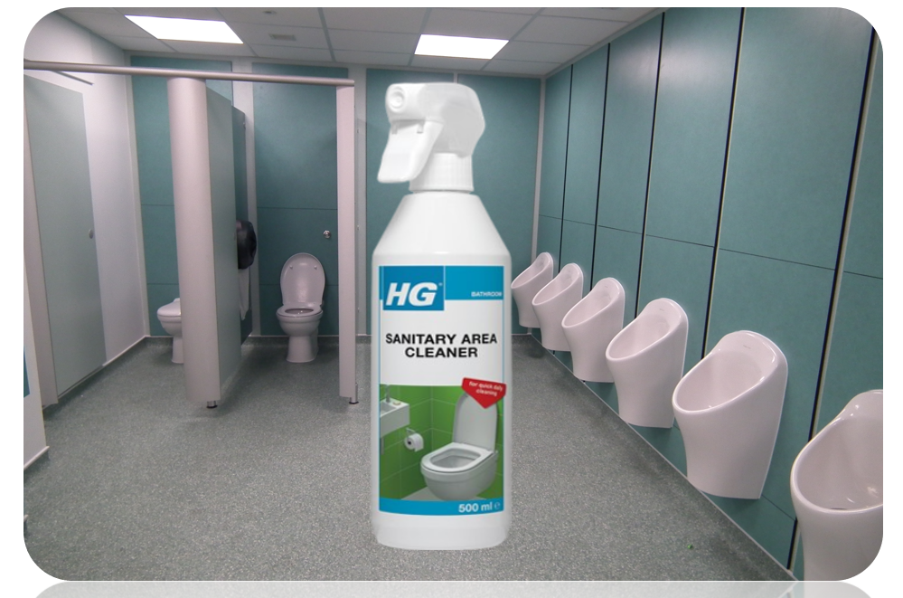 HG Sanitary Area Cleaner | Toilet and Urinal Areas | 500ml Fragrant Spray
