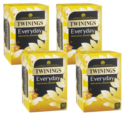 Twinings Everyday Enveloped Teabags 4x50's