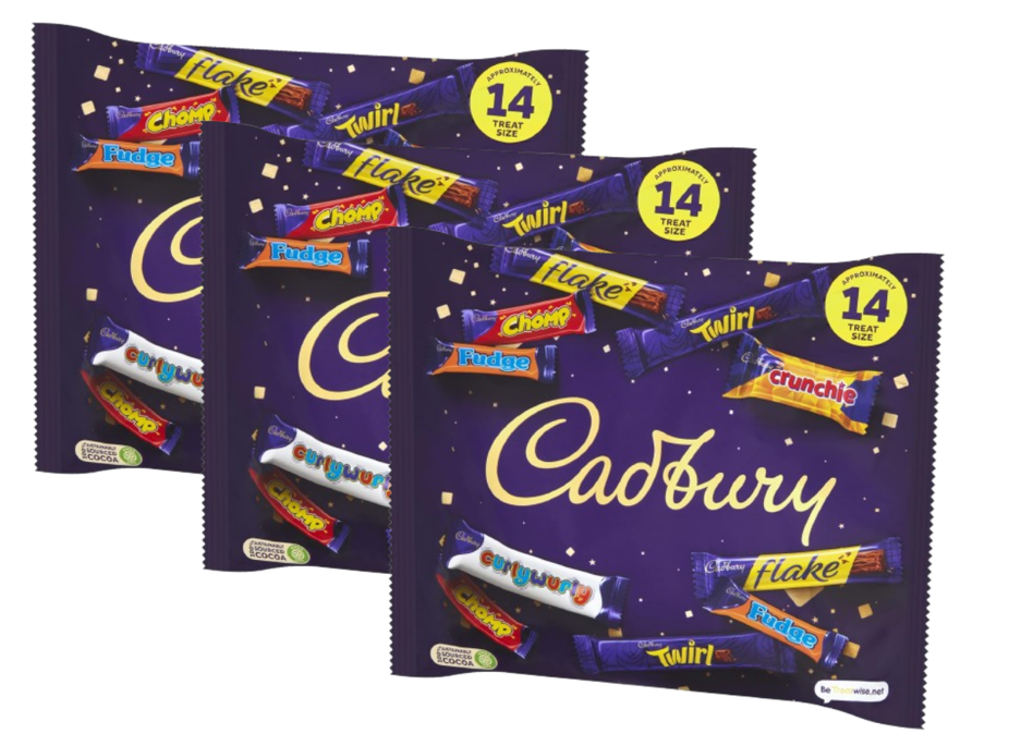 Cadbury Heroes Bag Assortment of Classic Cadbury Chocolates in Miniature Treat Sizes 216g