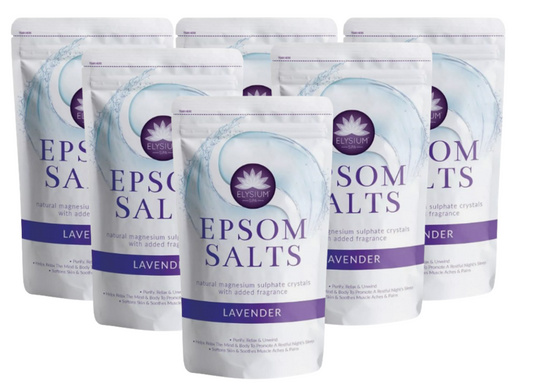 Elysium Spa Epsom Salts Lavender 6 x 450g