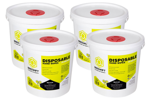 Beeswift Disposable Hand Wipe Effective Bacteria, Viruses & Fungi (1000 Sheets)