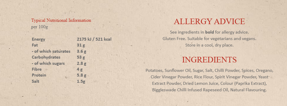 Pipers Gluten-Free Biggleswade Sweet Chilli Crisps Multi-Pack | 24 x 40g