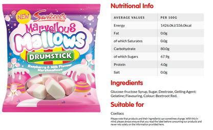 Swizzels Marvellous Mallows 6 x 125g
