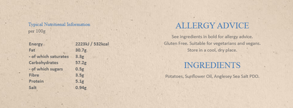 Pipers Gluten-Free Angelsey Sea Salt Crisps Multi-Pack | 24 x 40g