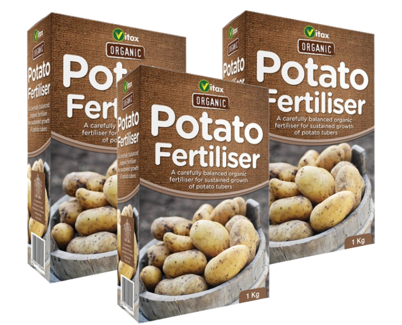 Vitax Organic Potato & Vegetable Fertiliser 3 x 1kg
