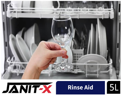 Janit-X Professional Rinse Aid - Premium Rinse Aid Additive 2x5 Litre