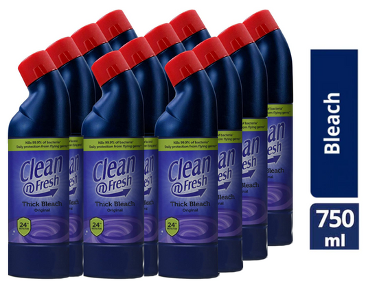 Clean n Fresh Original Blue Thick Bleach 750ml - UK BUSINESS SUPPLIES