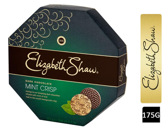 Elizabeth Shaw Dark Mint Wrapped Crisp Chocolates 26's