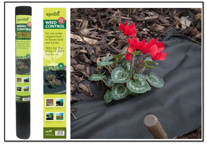Apollo Weed Control Fabric 20m + 50% Free {30m} x 1m
