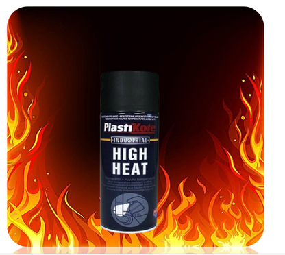 PlastiKote High Heat Spray Paint – Black – 400ml