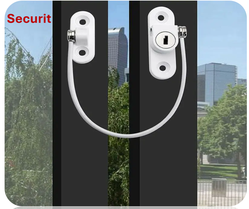 Securit Cable Window Restrictor White S1044