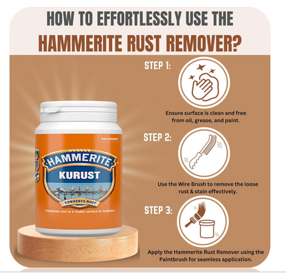 Hammerite Kurust Rust Killer Restores Rusty Metal One Coat Treatment 90ml