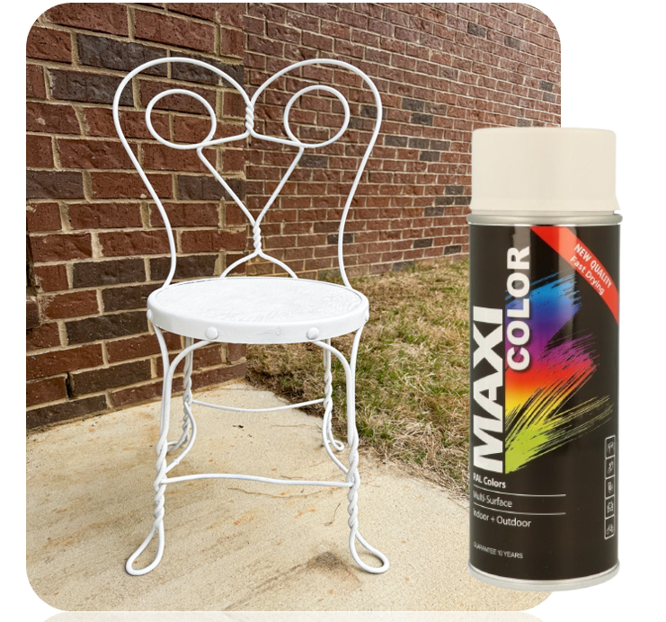 MaxiColor Spray Satin Brilliant White 400ml
