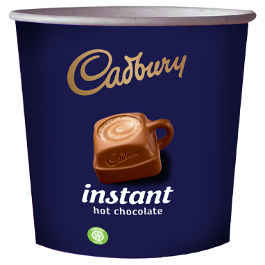 Kenco Cadbury Hot Chocolate In-Cup 25s, 76mm - UK BUSINESS SUPPLIES