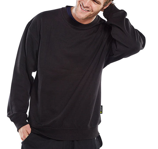 Beeswift Workwear Black 4XL Sweatshirt