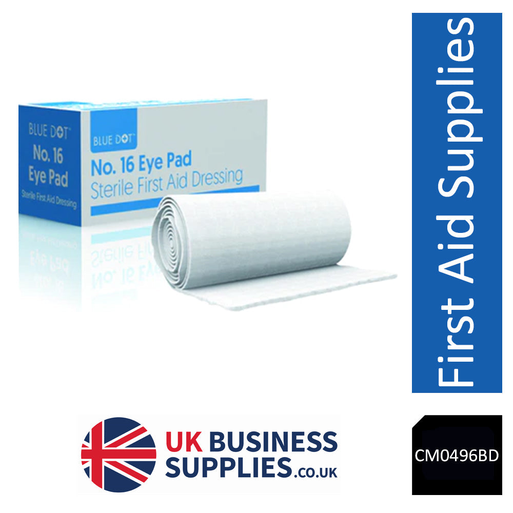 Beeswift Medical Eye Pad No. 16 Sterile First Aid Dressing