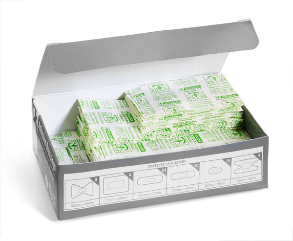 Click Medical Plasters Fabric Assorted Box of 100