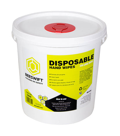 Beeswift Disposable Hand Wipe Effective Bacteria, Viruses & Fungi (1000 Sheets)