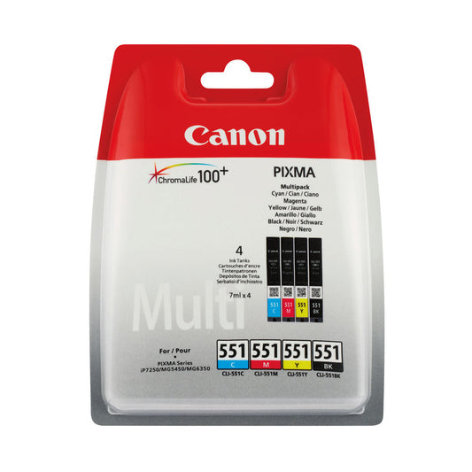 Canon Inkjet Cartridge Multipack (CLI-551) - UK BUSINESS SUPPLIES