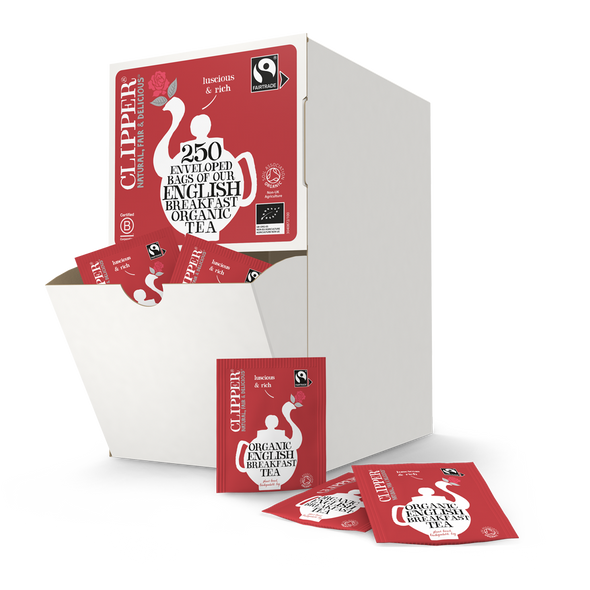 Clipper Fairtrade Organic Speciality English Breakfast 250 Envelopes