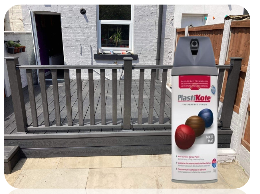 Plasti-Kote Premium Spray Paint | Multi Surface | Matt Grey | 400ml