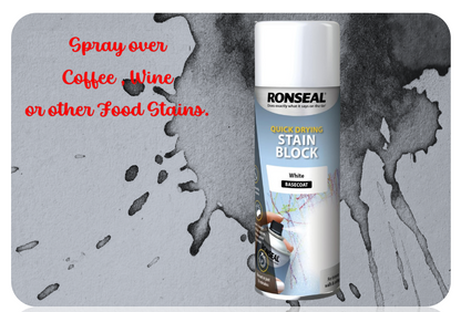 Ronseal Stain Block Aerosol White 400Ml