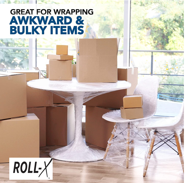 Stretch Wrap Film 400mmx300m Medium Duty 17micron NY17-0400-250 {Roll-X}