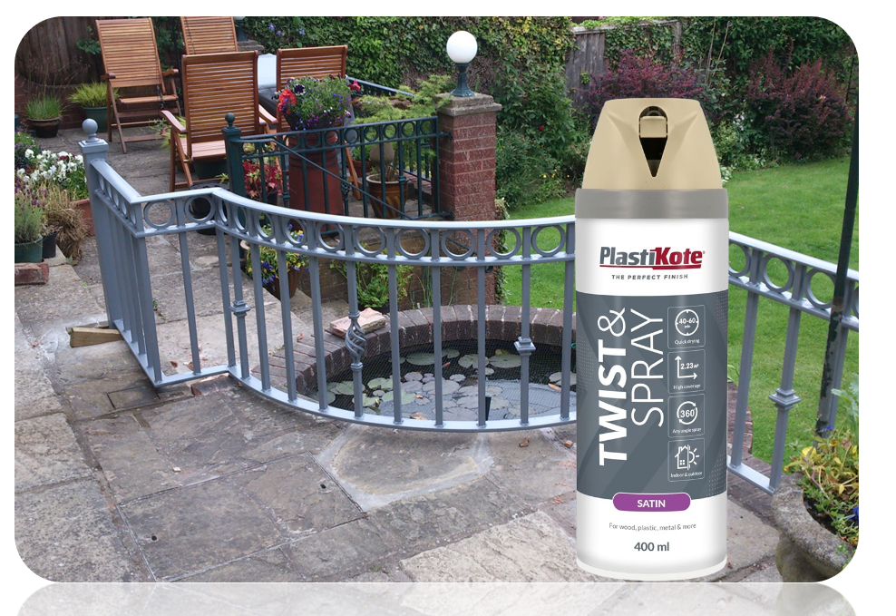 Plasti-Kote 400Ml Premium Spray Paint Satin - Warm Grey