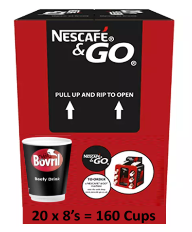 Kenco Bovril Beefy Drink 12oz On The Go (10 Cups)