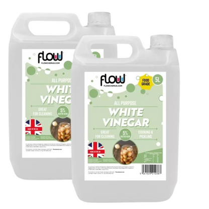 Flow Foodgrade White Vinegar Cleaner Limescale Remover Weed Killer 5 litre