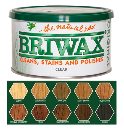 Briwax Original Natural Wax Polish – CLEAR 400g