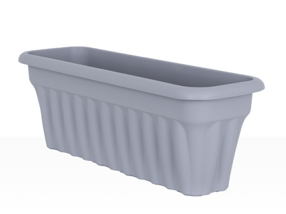 Wham Vista Large Trough Light Grey |  Upcycled Material |1 x 80cm