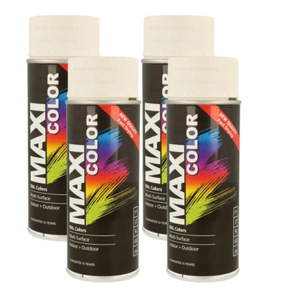 Maxicolor Quick Drying Spray Paint MATT White 400ml