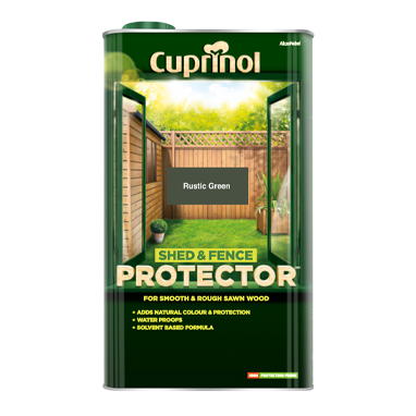 Cuprinol Shed and Fence Protector RUSTIC GREEN 5 Litre