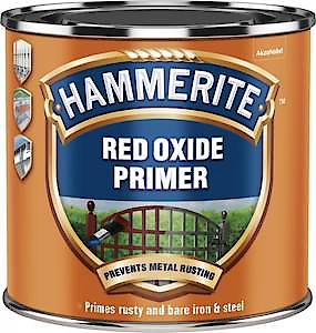 Hammerite Primer - Red Oxide. Metal Primer For Garden Furniture, Radiator And Fence Paint 250Ml
