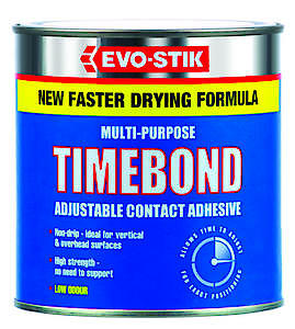Evo Stik TIMEBOND NON DRIP CONTACT ADHESIVE GLUE TIME BOND 500ml