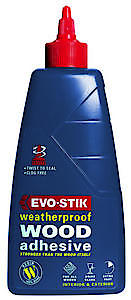 Evo-Stik Wood Glue - Exterior, Weatherproof, Extra Strong 1L