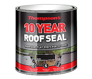 Ronseal Hprsbl4L Thompsons High Performance Roof Seal Black 4 Litre