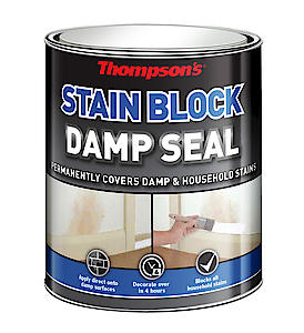 Thompsons {Ronseal} Stain Block Damp Seal White - 750ml