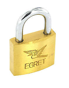 Sec Egret Brs Padlock 60Mm S1137
