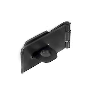 Securit S1444 Safety Hasp & Staple Black 75Mm