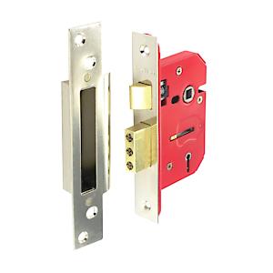 Sec 5Lv Sash Lock Brs 63Mm S1801*