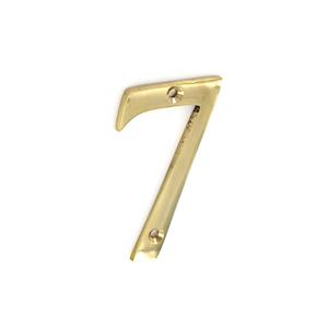 Securit S2507 Brass Numeral No:7 75Mm