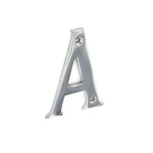 Sec Letter A Chrome 75Mm S2958