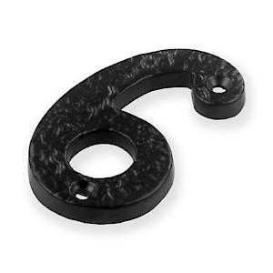 Sec 75Mm Antq Numeral "6" S3356