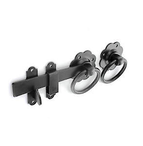 Sec Ring Gate Latch Black S5136*