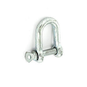 Securit Dee Shackle Zinc Plated X 2 - 5Mm
