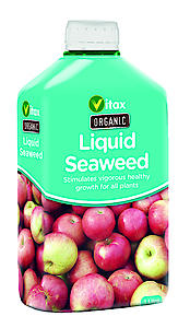 Sealed Vitax Organic Liquid Seaweed Fertilizer 1 Lt Concentrated New